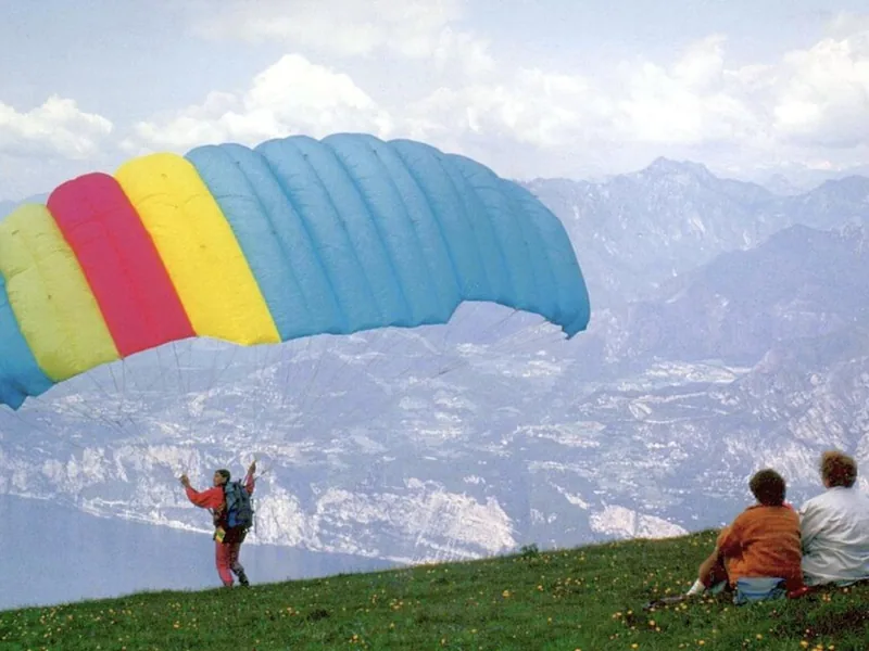 Gleitschirm: Tandemflug vom Monte Baldo